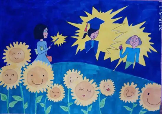 孩子绘画好老师该怎么表扬,小学生如何画简单又好看的老师