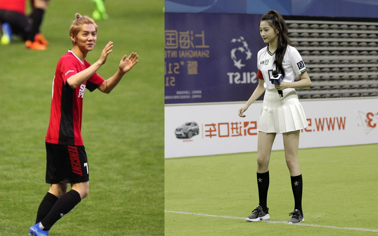 关晓彤足球装,关晓彤vs鹿晗