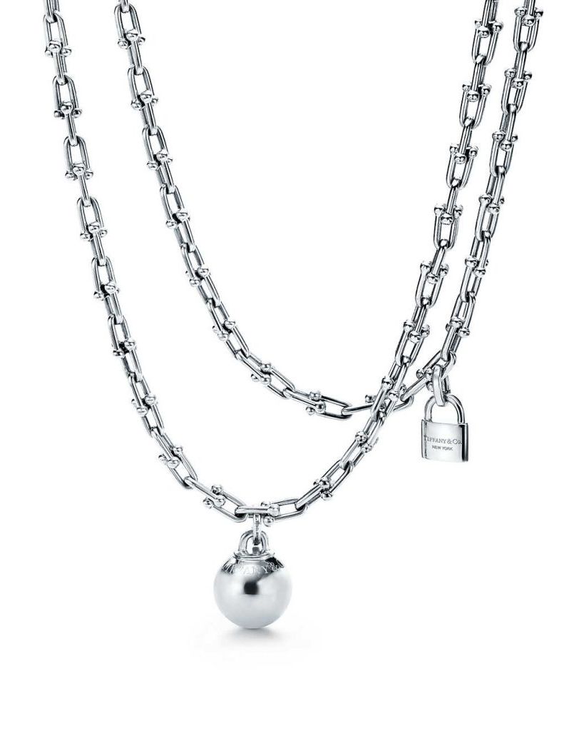 tiffany项链小蓝心,tiffany项链99新