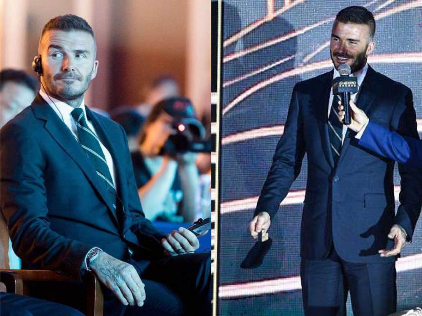 贝克汉姆和梅西来中国行,贝克汉姆来中国撒贝宁