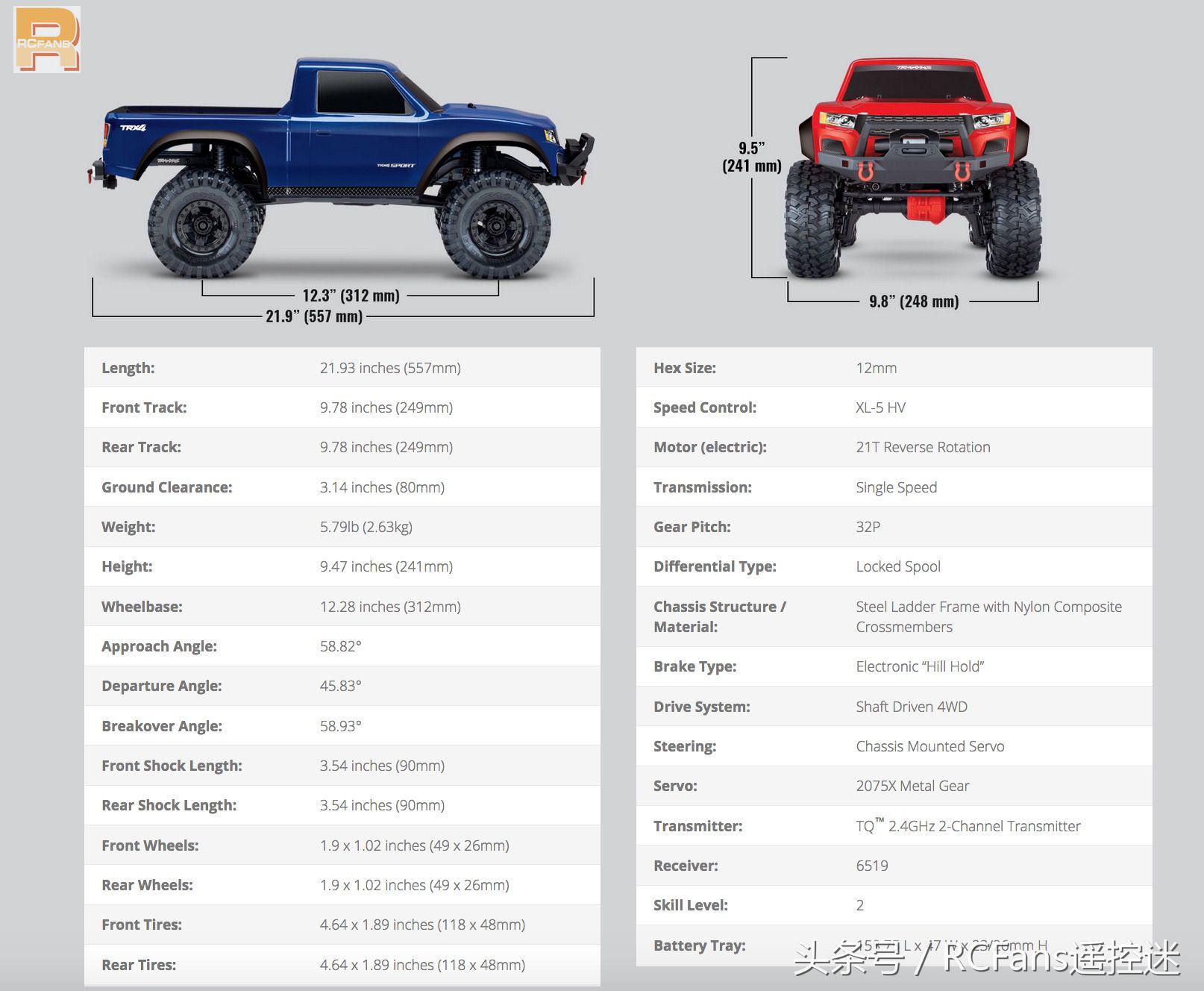 traxxastrx-4运动版,traxxas皮卡trx4sport运动版