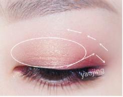 零基础新手一学就会的眼影画法,新手单色眼影的自然画法教程