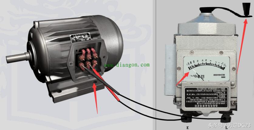 摇表测量三相防爆电机好坏,摇表测量三相电机三角形接法好坏