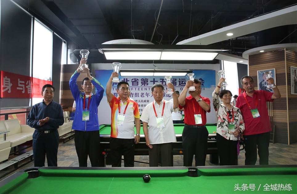 老年人比赛冠军,台球锦标赛冠军