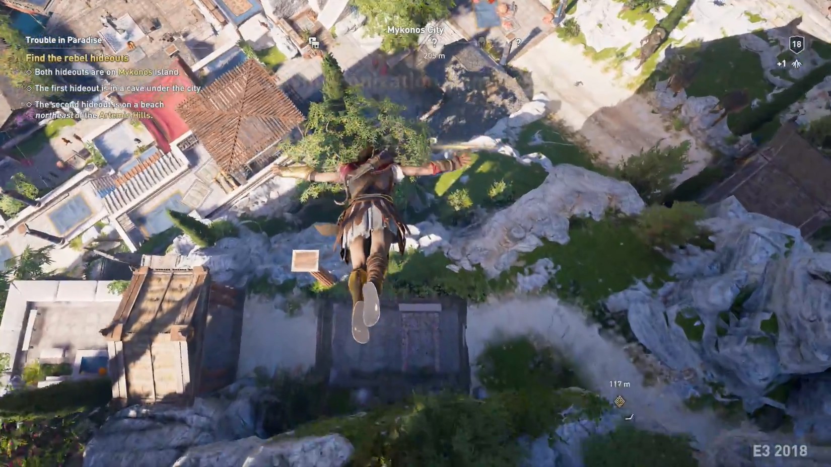 E32018：《刺客信条：奥德赛》新演示斯巴达国王上演信仰之跃