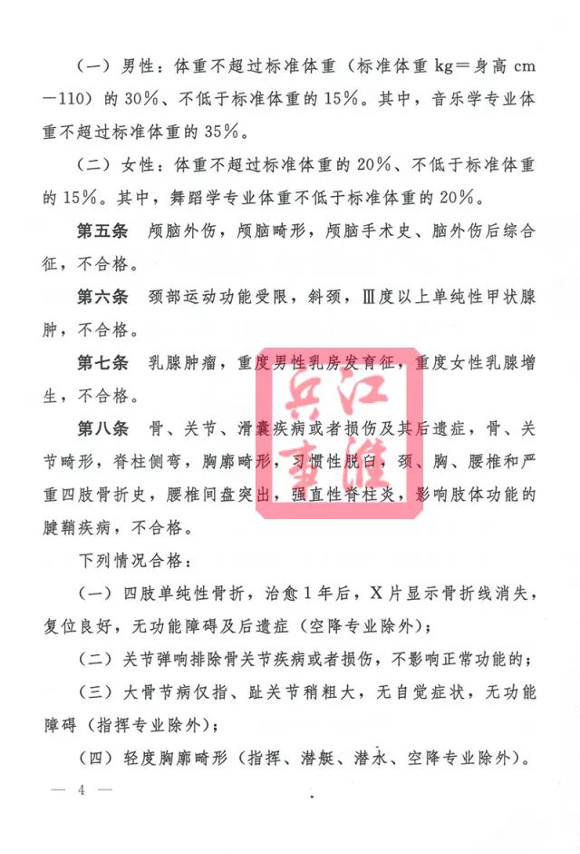 军校军检前注意事项,军校军检标准流程