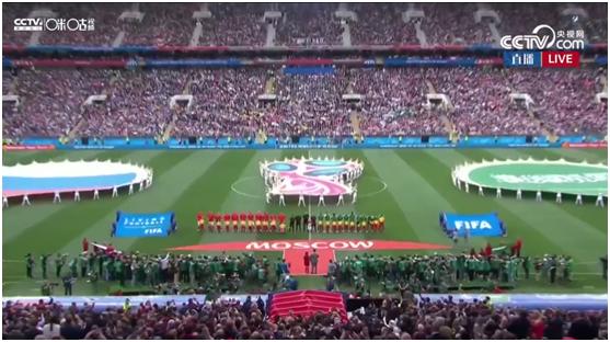 普京观看世界杯俄罗斯与沙特直播,世界杯普京与沙特王子镜头