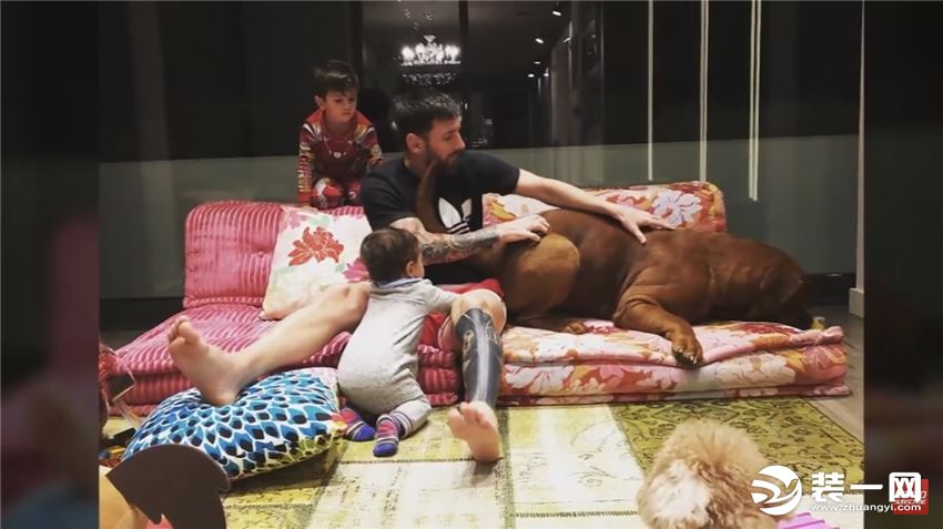 梅西的豪宅像足球一样,梅西装修房子