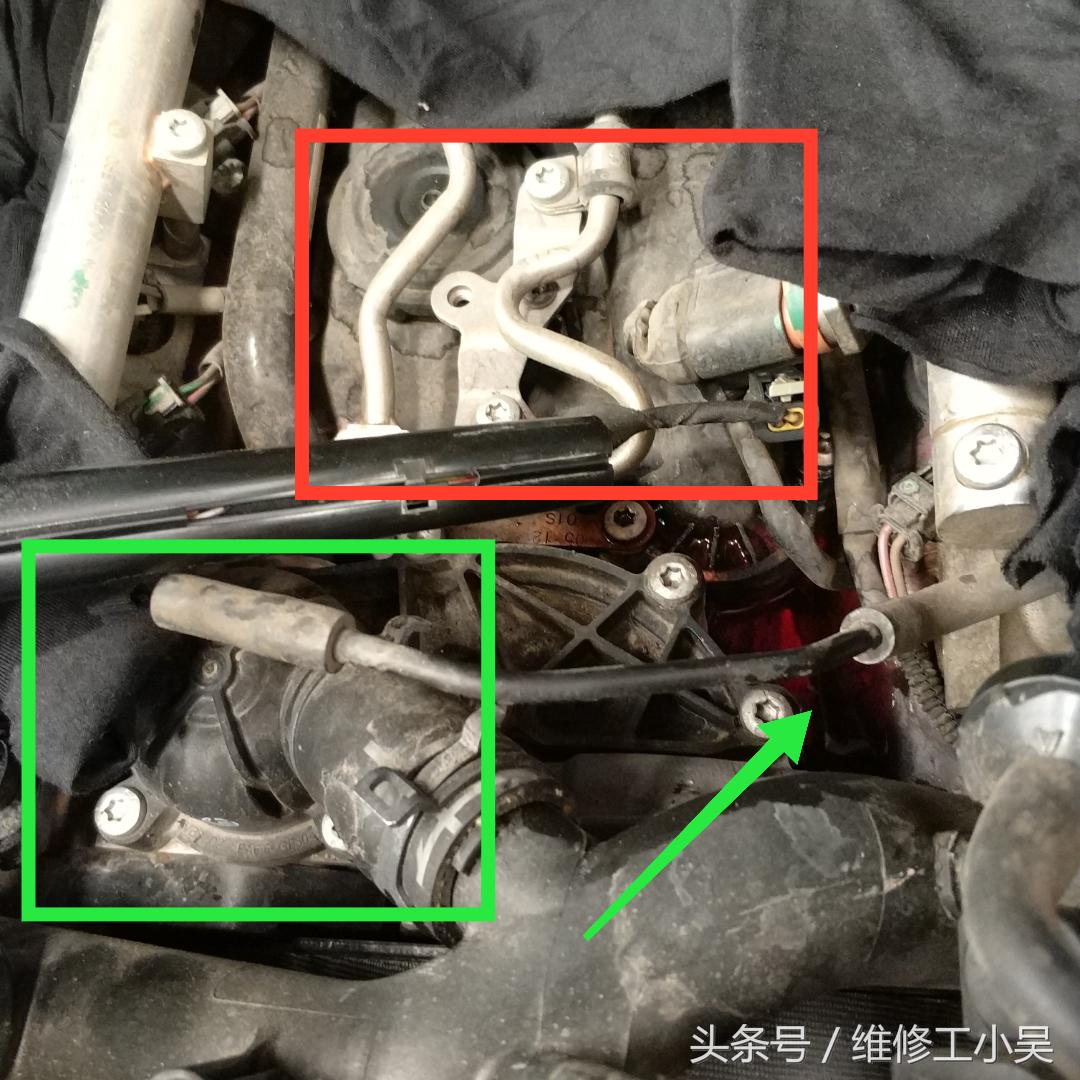 奥迪a6l2.5发动机冷却系统有故障,奥迪a6l2.5自吸冷却液漏了