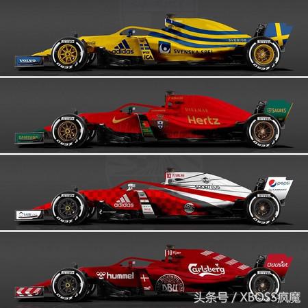 f1赛车比赛彩绘,2013年f1赛车涂装
