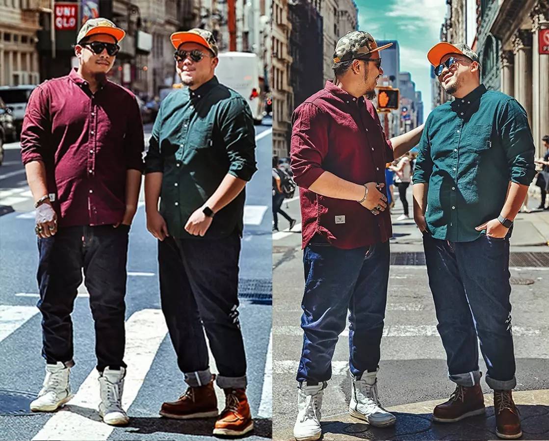 胖子穿上显瘦男士短袖t恤,胖子穿什么衣服既显瘦又好看男