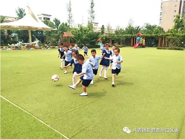 东营市幼儿园足球比赛,河安幼儿园