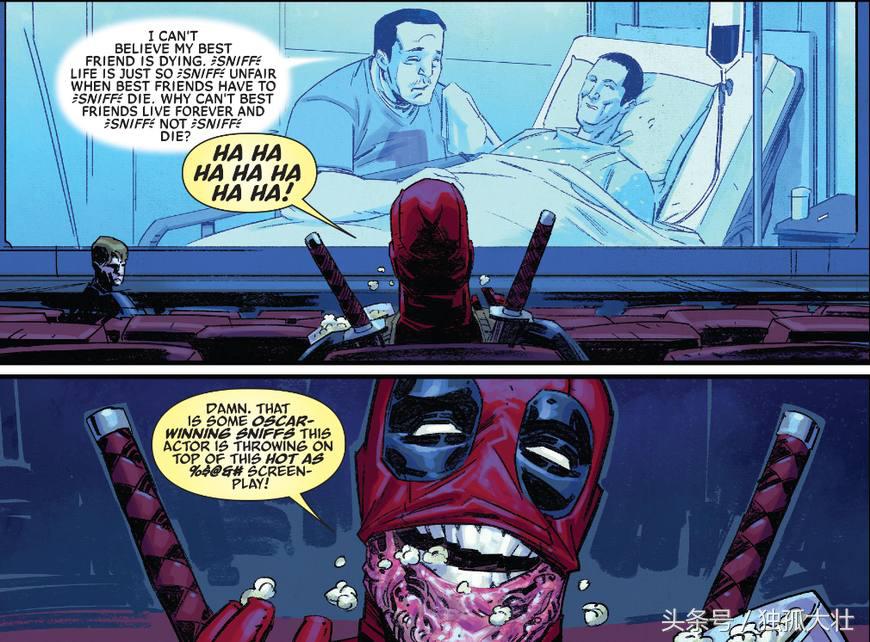 死侍恶搞007,死侍说自己是蝙蝠侠