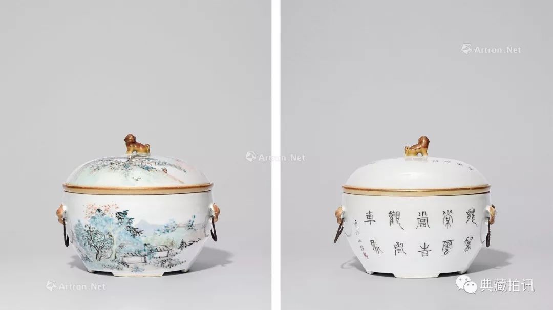 最新成交结果：中贸圣佳瓷艺丹青——近现代文人瓷专场