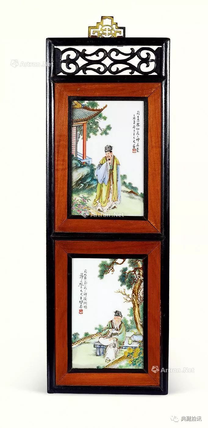 最新成交结果：中贸圣佳瓷艺丹青——近现代文人瓷专场