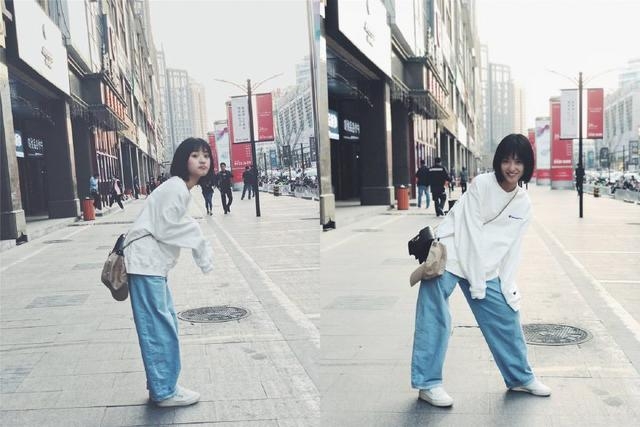 沈月时尚写真清纯短发充满少女感,沈月校服造型短发