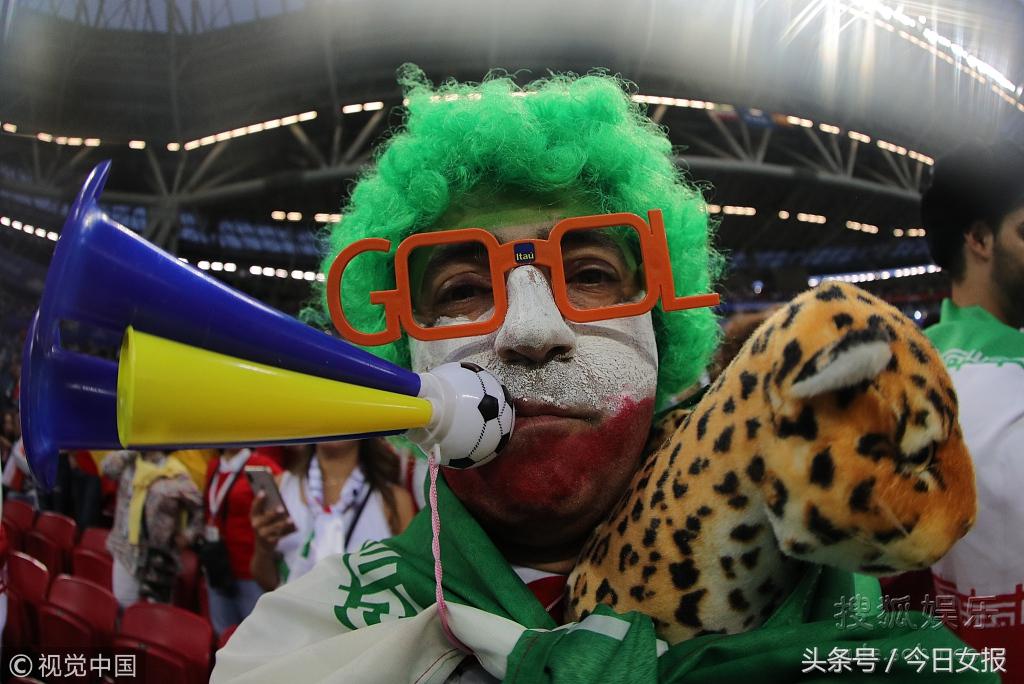 头顶“球场”化“猫”妆,“变相怪杰”满场飞,世界杯球迷谁最强