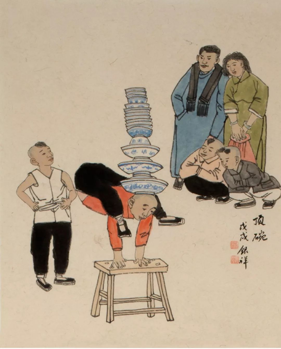 随画家王银祥寻路老北京民俗