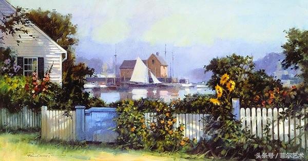 法国画家皮尔斯人物油画作品,保罗兰德水彩作品