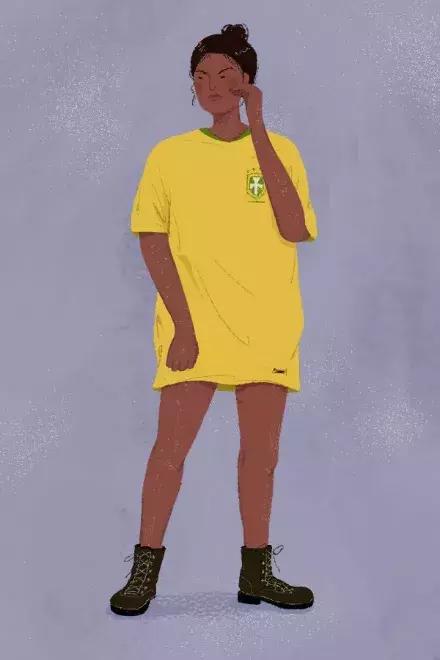 看球怎么穿好看,看球穿搭足球女生