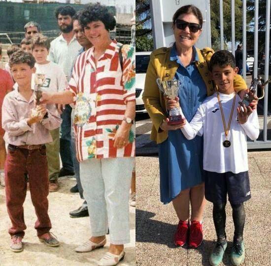 c罗的儿子和梅西的儿子玩足球,世界杯c罗的儿子