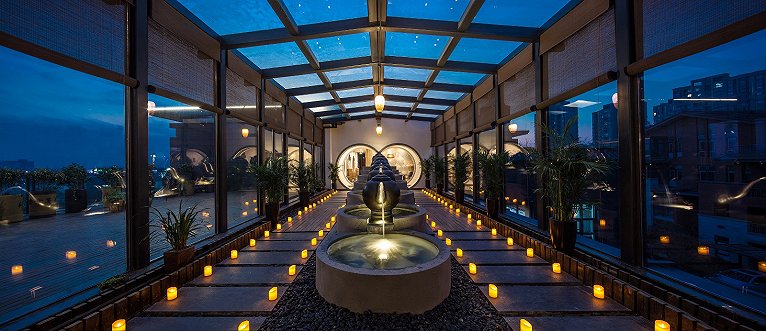 室内设计茶室,茶空间设计侘寂风格