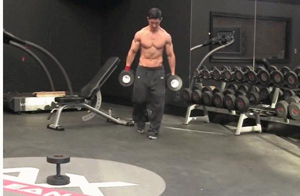 小哑铃锻炼肩部的动作,小哑铃锻炼有效果吗