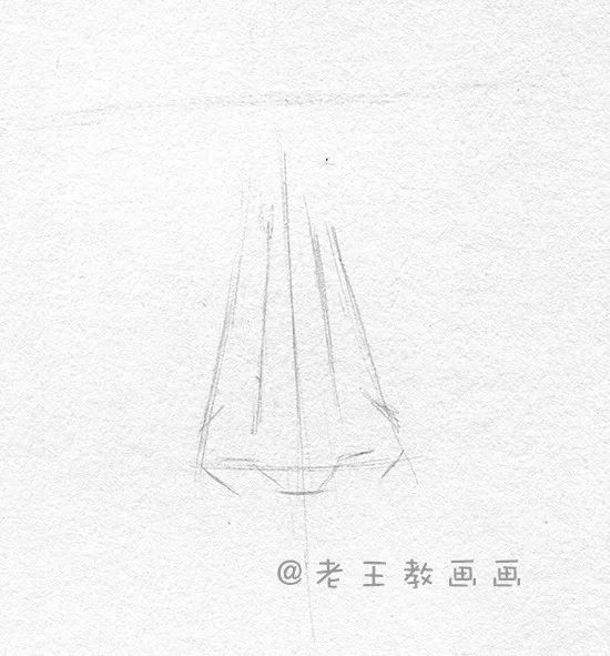 素描五官之鼻子结构图解,鼻子人脸素描画法视频教程