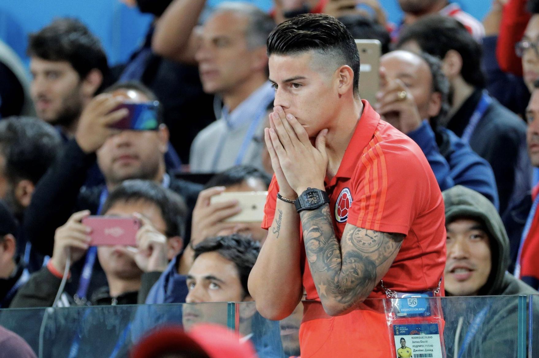 哥伦比亚的伤心片段,哥伦比亚j罗替补上场全场欢呼