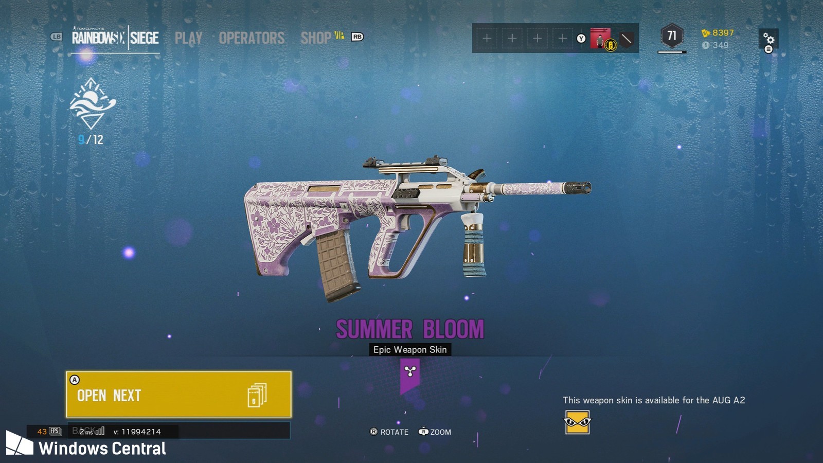 彩虹六号枪皮肤预览,彩虹六号已拥有皮肤