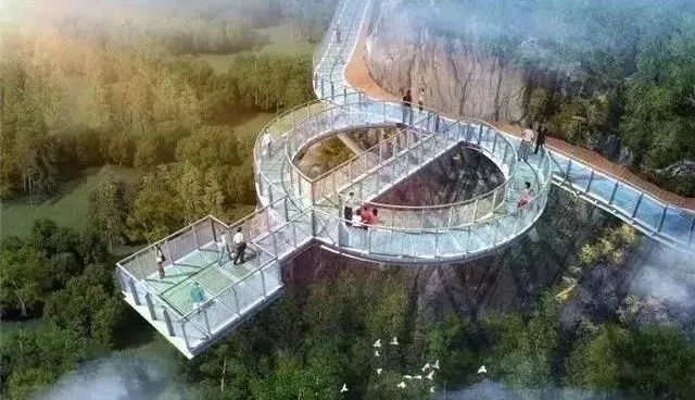 云南9d玻璃栈道,云南雪山峡谷玻璃栈道