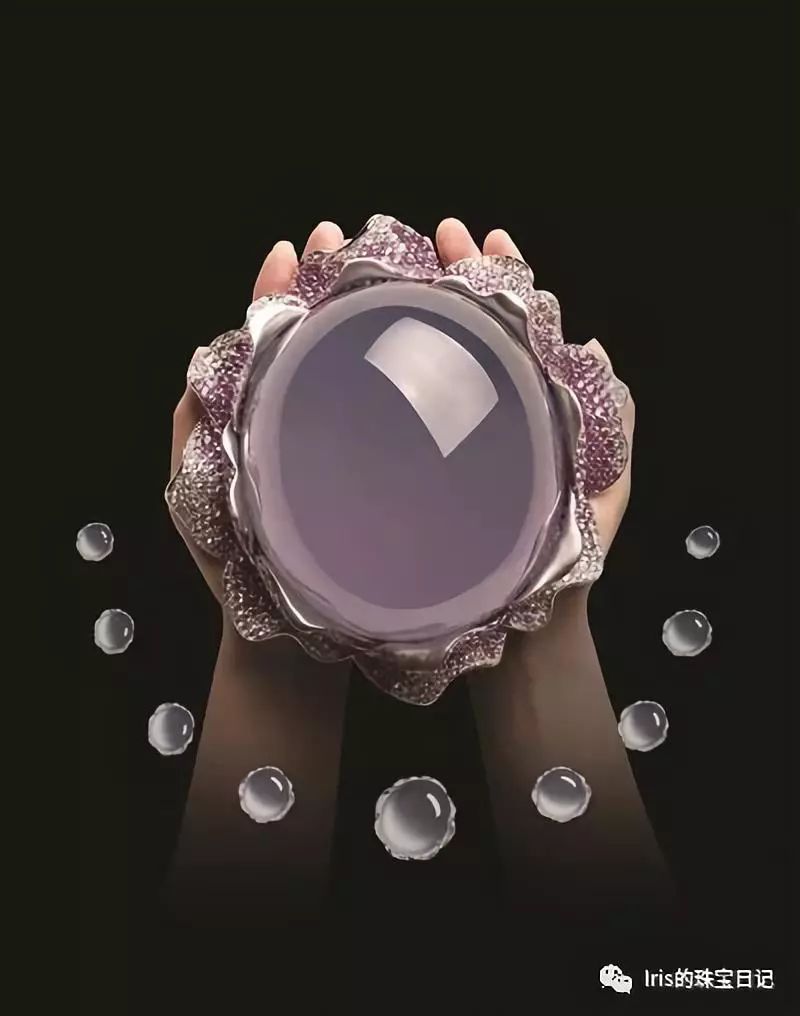 翡翠蓝水和飘花哪个好,飘花蓝水翡翠如意