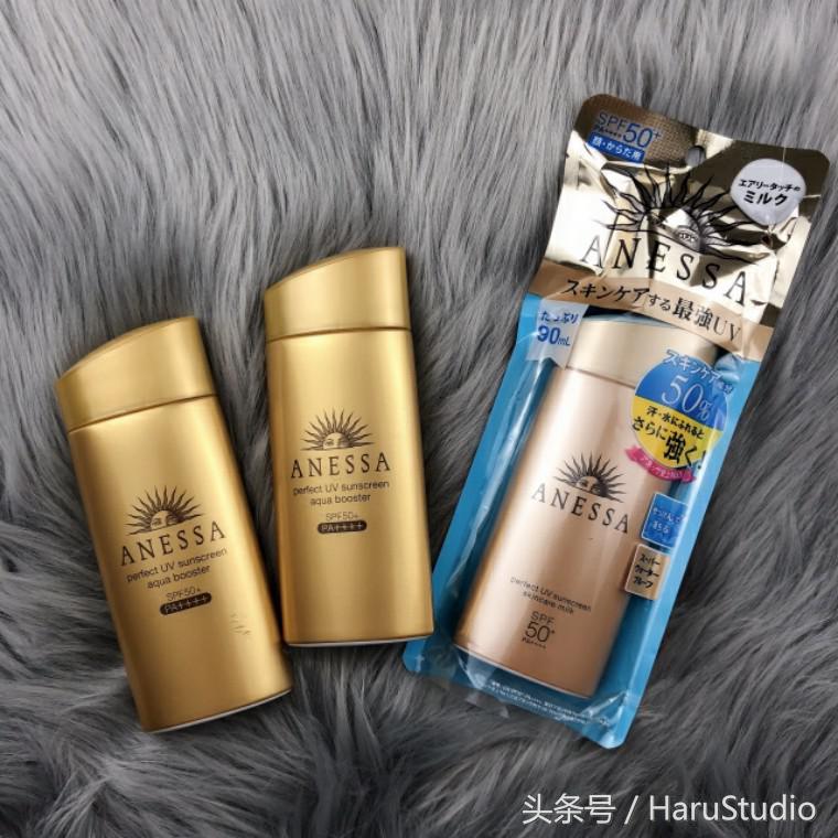 安耐晒防晒金色和白色的区别,安耐晒防晒喷雾蓝色金色