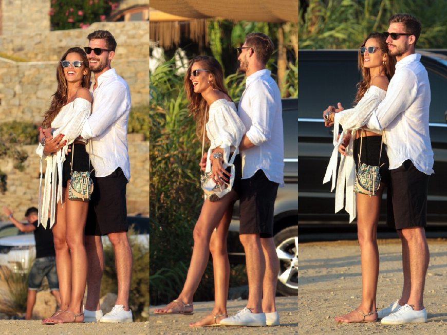 德国门将被淘汰后,日子过得美滋滋,和超模女友演绎度假风情侣装