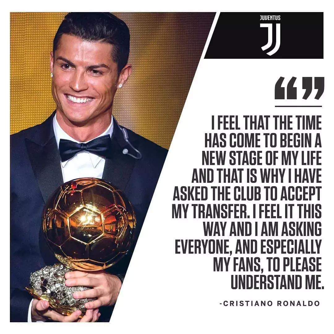 c罗去尤文时跟皇马合同还剩几年,c罗一亿卖给了谁