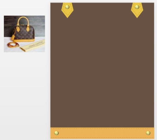原创手账素材,lv手帐记事本