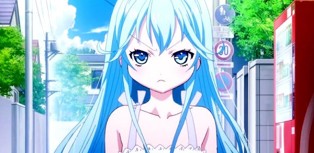 盘点动漫中白发的妹子,盘点动漫中最可爱的蓝发妹子