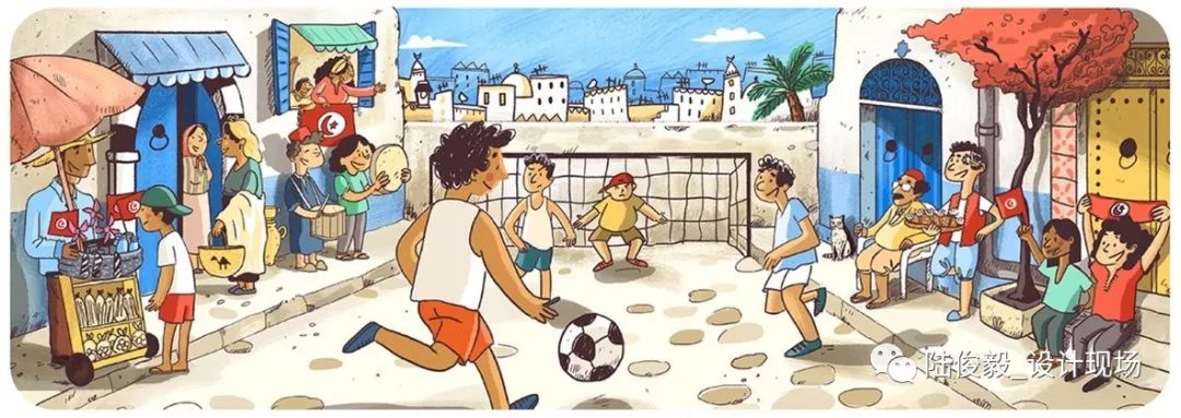 世界杯足球插画海报高清,世界杯主题手写画