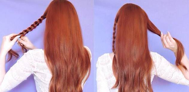 毛绒抓夹扎发教程,儿童简单扎发教程