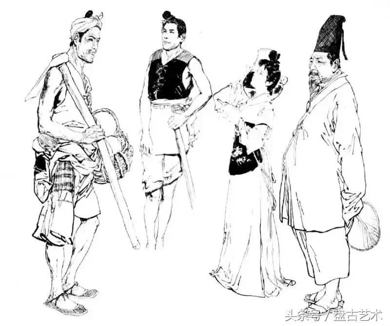 人物国画孙膑、庞涓技法，相当全面（盘古艺术油画国画书画定制