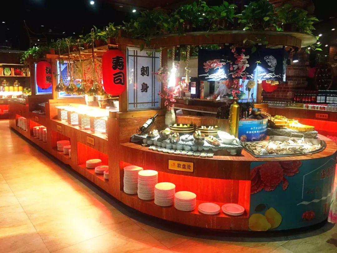 各种海鲜不限量,50种不限量海鲜