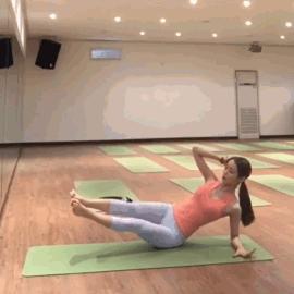 瘦大腿和大腿根和假胯最快的方法,懒人动作躺着就能瘦大腿上的肉