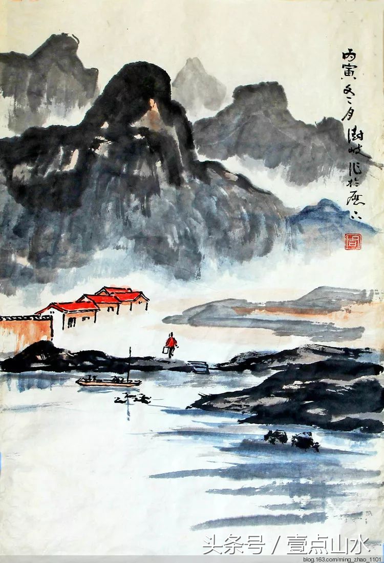 画山水风景画入门教程,山水画入门教程从零开始学国画