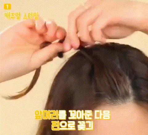 女明星刘海怎么梳的,女明星刘海教程