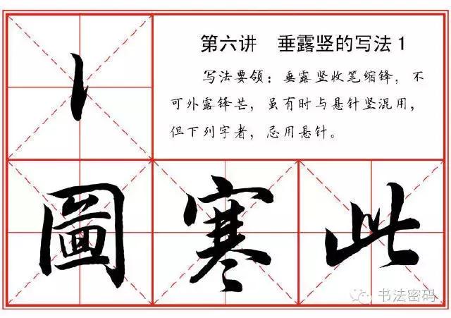 行书22个写法,米芾行书笔画偏旁部首精解