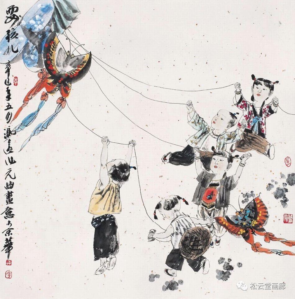 画家冯远2005年作品人物画,冯远谈蒋兆和的人物画