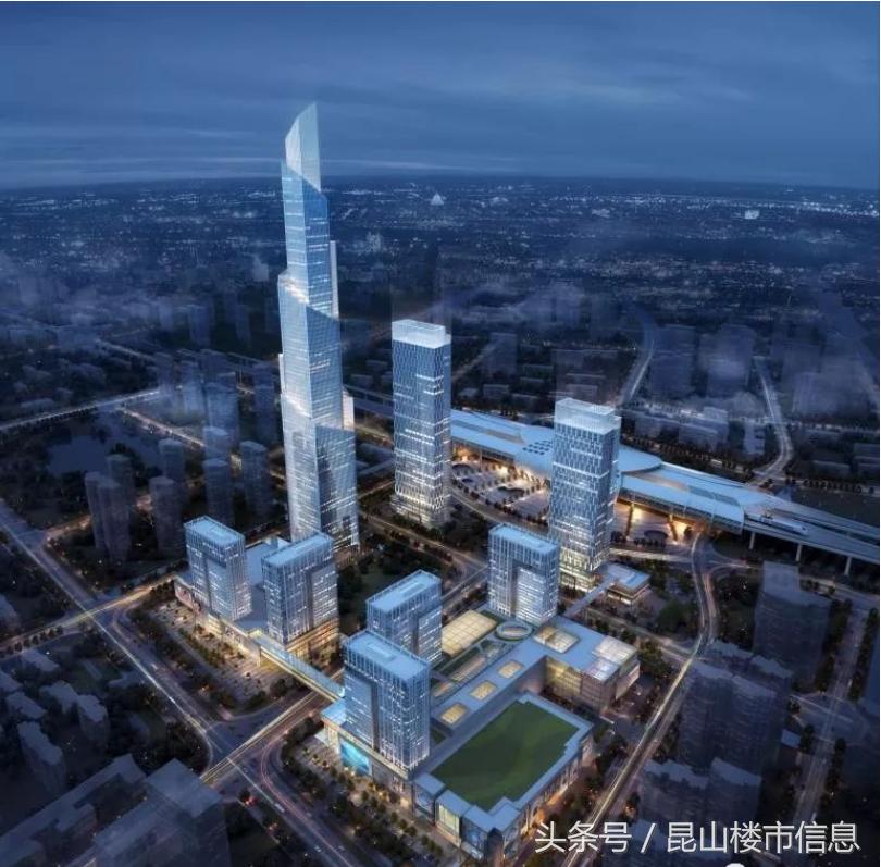 昆山地标正在建设的286米高楼,昆山未来十大高楼排名