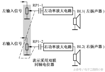 音量控制电路的原理图讲解,电子音量控制器原理讲解