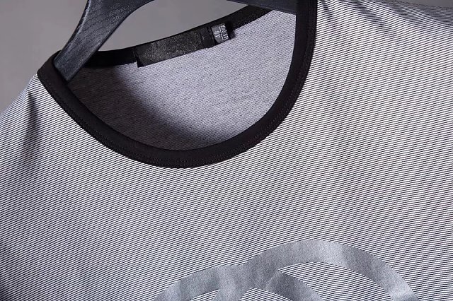 古奇2021款冬款男士休闲长袖t恤,古驰男士t恤什么面料