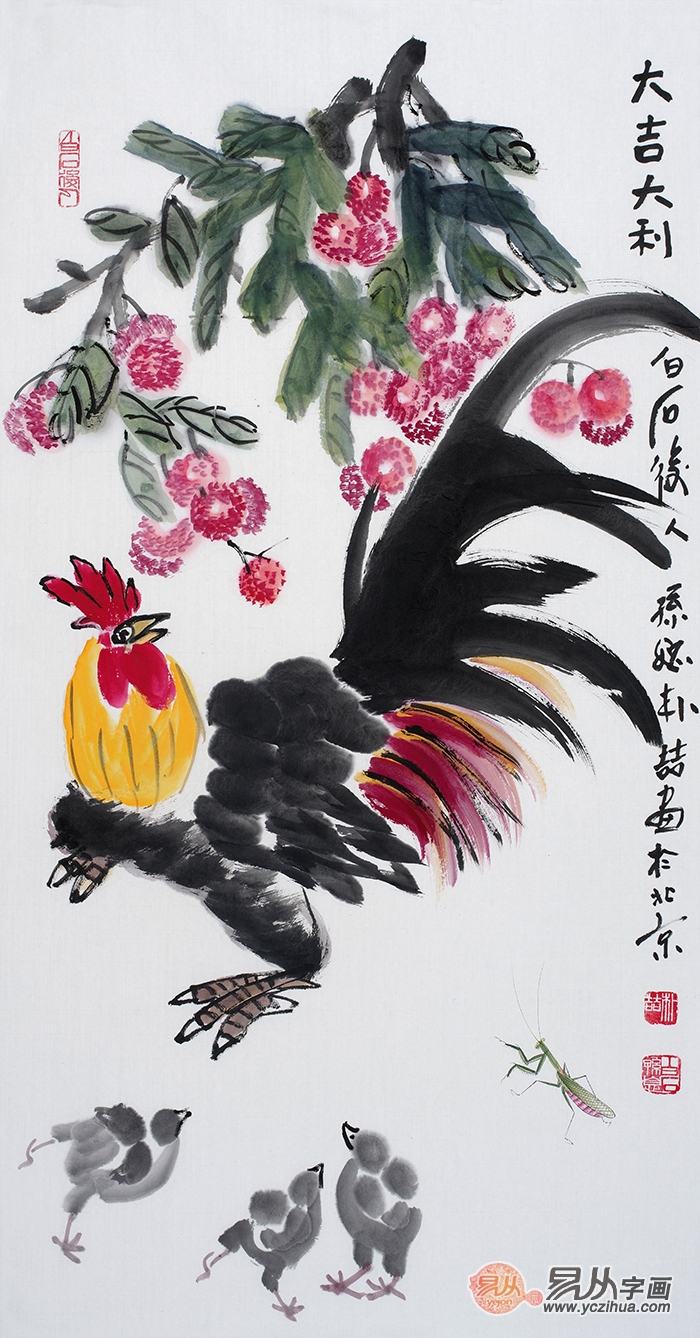 重彩画教程国画,工笔重彩的技法包括勾线